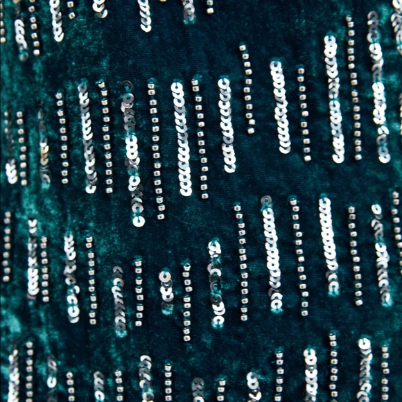 ZARA Sequined Velvet Dress - Picture 7 of 8